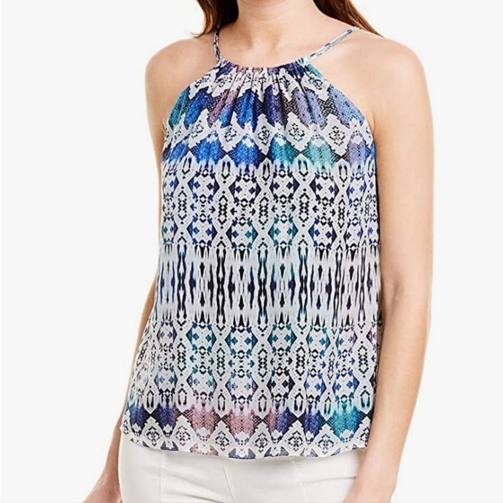Ramy Brook Python Arrow Sleeveless Top Size Large - image 1